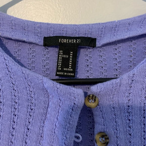 forever 21 periwinkle top - Picture 2 of 3